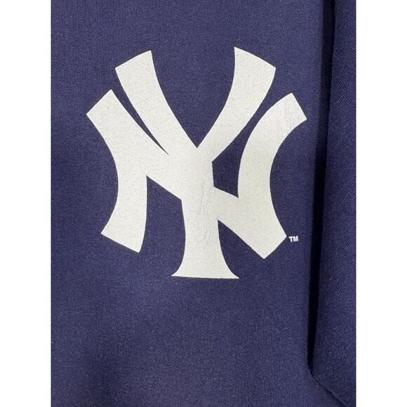 Men’s VTG Y2K Majestic MLB New York Yankees Mickey Mantle 7 Cotton T Shirt Sz L - Picture 3 of 11